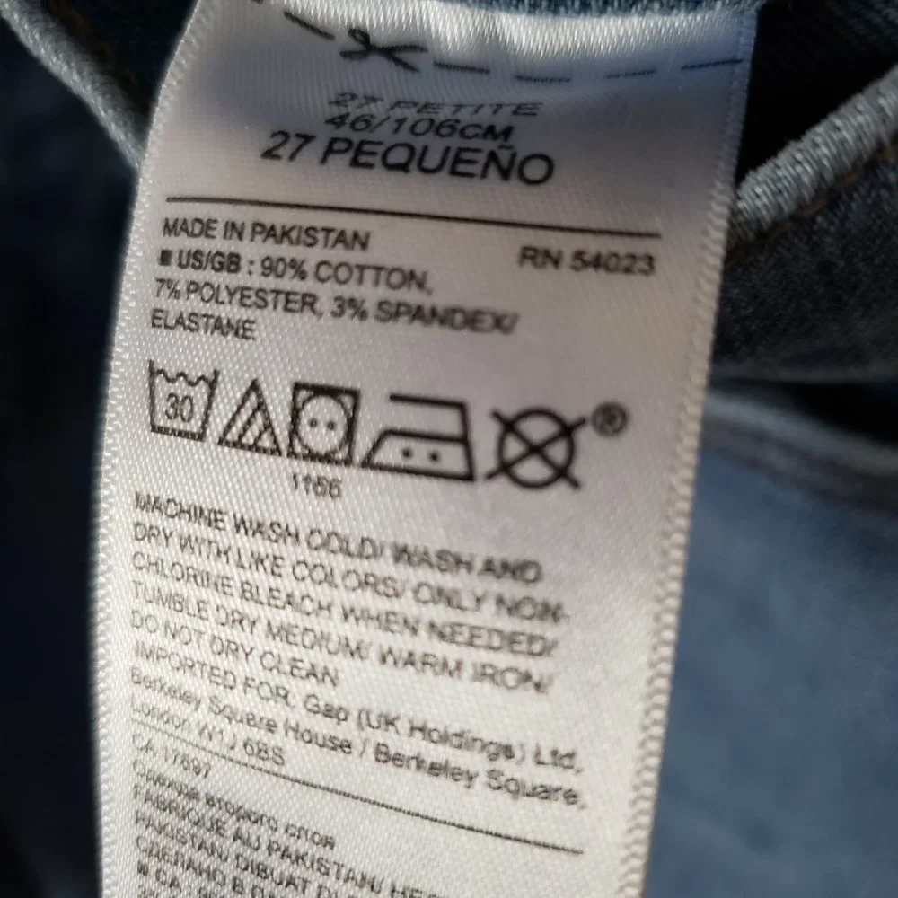 Banana Republic Medium Wash Premium Denim Skinny Jeans 27P - Picture 9 of 9